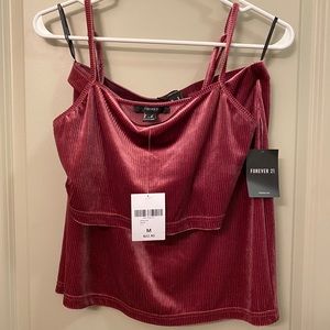 Forever 21 Velvet Two Piece